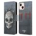 Head Case Designs Officially Licensed Alchemy Gothic Skull Dead Metal Leather Book Wallet Case Cover Compatible with Apple iPhone 13