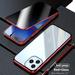 Balems Double-sided Glass Phone Case Preventing Peeping Suit for iPhone12pro/iPhone12promax
