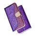iPhone 6s Plus Wallet Case iPhone 6 Plus Bling Case Dteck Glitter Shiny Flip Case Magnetic Crystal Protective PU Leather with Card Slot Cover For Apple iPhone 6s+ 6+ Purple