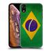 Head Case Designs Vintage Flags Brazil Brazilian Brasil Flag Hard Back Case Compatible with Apple iPhone XR