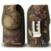 Rugged Nylon Pouch with Belt Clip loop For Galaxy S7 Active / Galaxy S8 Active / Galaxy S9 Active with Otterbox Defender / Lifeproof / Battery Case On - Camo