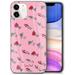 Case Yard iPhone-12-Mini Case Clear Soft & Flexible TPU Ultra Low Profile Slim Fit Thin Shockproof Transparent Bumper Protective Cover Drop Protective Cell Phone Cases (Drake Dancing Pattern)