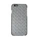 DistinctInk Case for iPhone 6 PLUS / 6S PLUS (5.5 Screen) - Custom Ultra Slim Thin Hard Black Plastic Cover - Grey Diamond Plate Steel Image Print - Printed Diamond Plate