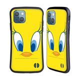 Head Case Designs Officially Licensed Looney Tunes Full Face Tweety Hybrid Case Compatible with Apple iPhone 13