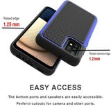 Samsung Galaxy A52 5G Phone Case Military Grade 6 Feet Drop Test Protection Dual Layer Cover-Blue