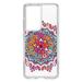 DistinctInk Clear Shockproof Hybrid Case for Galaxy S21 ULTRA 5G (6.8 Screen) - TPU Bumper Acrylic Back Tempered Glass Screen Protector - Jewel Tone Mandala Colorful