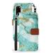 BC Pocket Wallet Case for Samsung Galaxy S20 FE 5G with Touch Tool - Mint Teal Marble