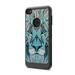 Capsule Case Compatible with Alcatel Idol 5 Alcatel Nitro 5 [Drop Protection Shock Proof Carbon Fiber Black Case Defender Design Strong Armor Shield Phone Cover] - (Lion)