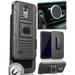 Case for LG Stylo 3/Mount/Clip Nakedcellphone s Black Ring Grip Case Cover + Belt Clip Holster Stand + Magnetic Car Mount for LG STYLO-3 STYLUS-3 (LS777/M430/MP450/MP450N/TP450)