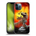 Head Case Designs Officially Licensed Jurassic World Key Art Dinosaurs Hard Back Case Compatible with Apple iPhone 12 Pro Max