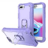 iPhone 6 Plus/iPhone 7 Plus Case 5.5 iPhone 8 Plus Cover Allytech Heaavy Duty Four Layer Dropproof Defender Ring Kickstand Cell Phone Case for iPhone 8 Plus/7 Plus/6 Plus(5.5 inch) Purple