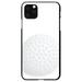 DistinctInk Case for iPhone 11 Pro MAX (6.5 Screen) - Custom Ultra Slim Thin Hard Black Plastic Cover - White Golf Ball