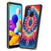 Capsule Case Compatible with Galaxy A21 [Cute Fusion Gel Slim Fit Heavy Duty Men Women Girly Design Protective Black Case Phone Cover] for Samsung Galaxy A21 SM-A215U (Tie Dye)