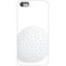 DistinctInk Case for iPhone 5 / 5S / SE (2016 Model) (4.3 Screen) - Custom Ultra Slim Thin Hard Black Plastic Cover - White Golf Ball