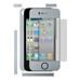 Skinomi Brushed Aluminum Phone Skin+Screen Protector for Apple iPhone 4S Sprint