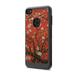 Capsule Case Compatible with Alcatel Idol 5 Alcatel Nitro 5 [Drop Protection Shock Proof Carbon Fiber Black Case Defender Design Strong Armor Shield Phone Cover] - (Red Almond Branches In Bloom)