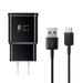 Adaptive Fast Charger Compatible with Xiaomi Mi Note 3 [Wall Charger + Type-C USB Cable] Dual voltages for up to 60% Faster Charging! BLACK - New