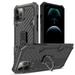 Elegant Choise for iPhone 12 Case - 12 mini 5.4 /12 6.1 /12 Pro 6.1 /12 Pro Max 6.7 Phone Dual-Layers Hybrid Shockproof Bumper Case with 360Â°Ring Stand Holder for iPhone 12 2020 Release Black