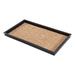 Natural and Recycled Rubber Boot Tray with Tan and Khaki Coir Insert