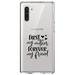DistinctInk Clear Shockproof Hybrid Case for Samsung Galaxy Note 10 (6.3 Screen) - TPU Bumper Acrylic Back Tempered Glass Screen Protector - First My Mother Forever My Friend - Hearts