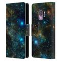 Head Case Designs Officially Licensed Cosmo18 Space Star Formation Leather Book Wallet Case Cover Compatible with Samsung Samsung Galaxy S9