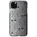 DistinctInk Case for iPhone 12 MINI (5.4 Screen) - Custom Ultra Slim Thin Hard Black Plastic Cover - Black White Fade Black Floral Pattern