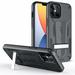 ZIZO TRANSFORM Series for iPhone 12 Pro Max Case - Rugged Dual-layer Protection with Kickstand - Black
