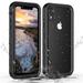 For Apple iPhone XR Redpepper Waterproof Swimming Shockproof Dirt Proof Case Cover Black