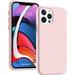 RMOR: Silicone Phone Case with Thin Stylish Finger Grip Compatible with Apple iphone 12 Mini 5.4 inch (2020) Soft Touch Full Body Protective Shockproof Liquid Silicone Case with Microfiber Lining