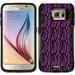Tiger Stripes Purple Design on OtterBox Commuter Series Case for Samsung Galaxy S6