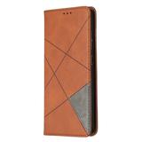 Galaxy S20 FE 5G Case Wallet Allytech PU Leather Grid Design Retro bOOK Style Magnetic Clasp Folding Stand Wireless Charging Support Cards Cash Pocket Wallet Cover for Samsung Galalxy S20 FE Brown