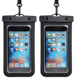 2 Pack Universal Waterproof Case Waterproof Phone Pouch Compatible for iPhone Samsung Galaxy
