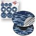 Decal Style Vinyl Skin Wrap 3 Pack for PopSockets WraptorCamo Digital Camo Navy (POPSOCKET NOT INCLUDED) by WraptorSkinz