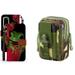 BC Pocket Wallet Case for Samsung Galaxy S20 FE 5G with EDC MOLLE Pouch Pack and Touch Tool - Rainforest Frog/Army Camo