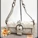 Coach Bags | Coach Soho Signature Flap 6280 In Ivory, Euc | Color: White | Size: 10 X 5.5 X 2.5 Inches