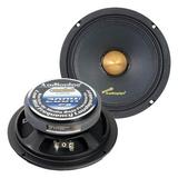 Audiopipe APMB628PG 6 in. 200W Max Each Gold Bullet Dust Cap Low Mid Frequency Loudspeaker