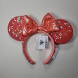 Disney Accessories | Brand New Coral Disney Park Ears | Color: Orange/Pink | Size: Os