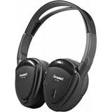 Power Acoustik Bluetooth Noise-Canceling Over-Ear Headphones Black 11S