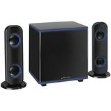 iLive Bluetooth 2.1 Channel Home Music System with LED Lights Subwoofer IHB26 Black