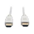 Tripp Lite High Speed HDMI Cable Ultra HD 4K x 2K Digital Video with Audio (M/M) White 6-ft. (P568-006-WH)