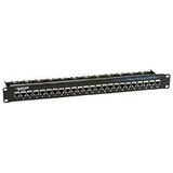 BLACK BOX JPM804A-R2 PTCH PNL CAT5E FD-THR 1U SHIELDED 24PT