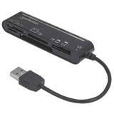 Manhattan Multi-Card Reader/Writer - Hi-Speed USB 2.0 - Support 79 Different Formats