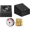 Sony Dolby Atmos Enabled Speakers Pair 2018 Model (SS-CSE) Bundle with Monoprice Select Series 16 AWG Speaker Wire 100ft & High-Quality Brass Speaker Banana Plugs 5-Pair Open Screw Type