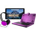Ematic 10.1 Quad-Core Tablet Bundle 16Gb Storage Bluetooth - Purple EGQ236BDPR