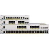 Cisco Catalyst 1000-16P-E-2G-L - Switch - managed - 8 x 10/100/1000 (PoE+) + 8 x 10/100/1000 + 2 x Gigabit SFP (uplink) - rack-mountable - PoE+ (120 W)