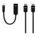 Belkin Mini DisplayPort to HDTV Cable - video / audio cable kit - DisplayPort / HDMI - 8 ft