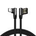 90 Degree Right Angle L-Shaped 10ft Long USB Type-C Cable Compatible With HTC 10 U11