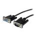 StarTech.com 2m Black Straight Through DB9 RS232 Serial Cable - M/F