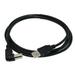 10ft Right Angle USB Cable for HP LaserJet Pro 400 M401n Laser Printer - Black