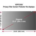 23 Inch Privacy Filter Screen Protector for Widescreen 16:9 Monitors with Anti-Glare and Anti-Scratch